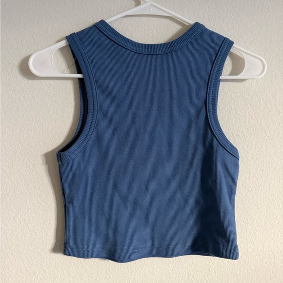 Roxy Navy Blue Ribbed Tank Top - Picture 4 of 4